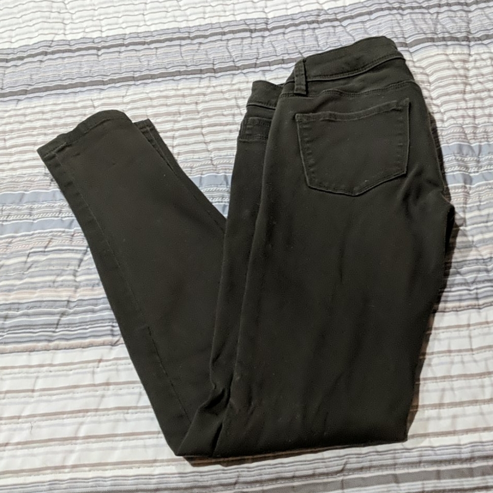 Pants, YMI skinny jeans, size 7, green